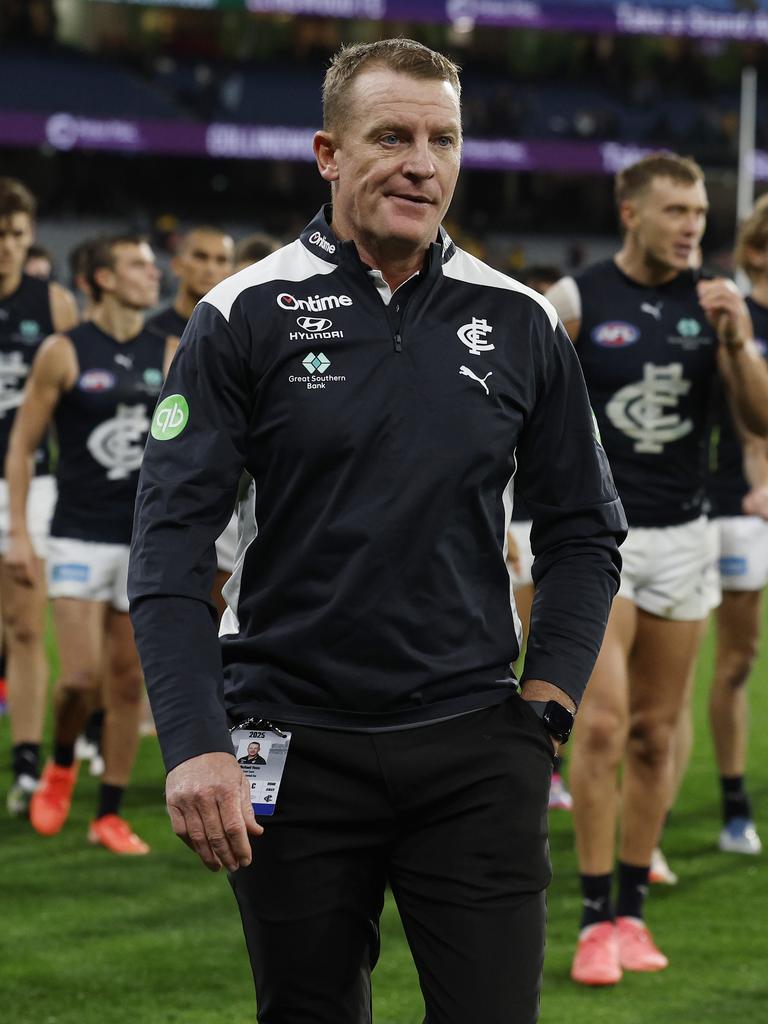 Is Michael Voss the man to lead Carlton? Picture: Michael Klein