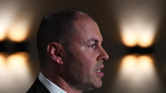 Australian Energy Minister Josh Frydenberg at a meeting focused on recycling and Australia's waste. (AAP Image/James Ross)