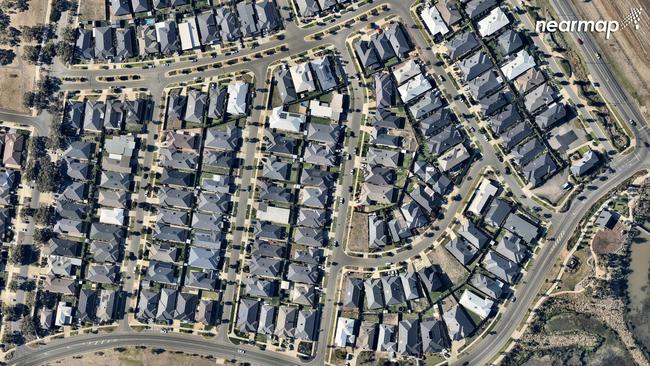 Aerial photo Armstrong Creek. Picture: Nearmap