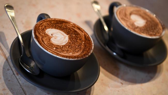 Industry Beans is pumping out lattes and cappuccinos. Picture: Penny Stephens.