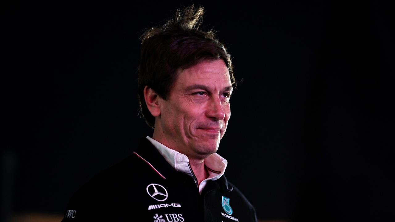 LAS VEGAS, NEVADA - NOVEMBER 17: Mercedes GP Executive Director Toto Wolff walks in the Paddock prior to final practice ahead of the F1 Grand Prix of Las Vegas at Las Vegas Strip Circuit on November 17, 2023 in Las Vegas, Nevada. (Photo by Jared C. Tilton/Getty Images)