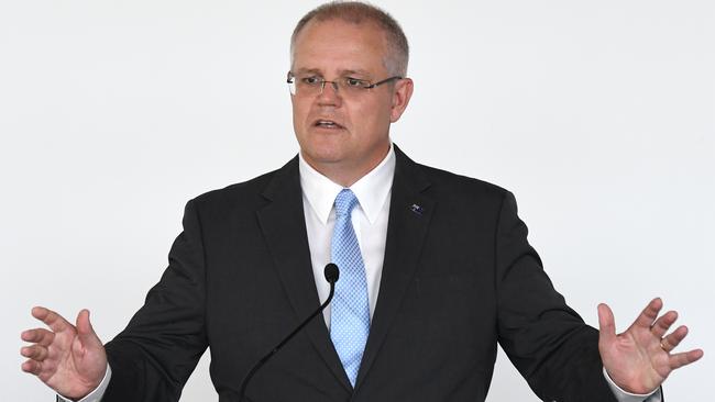 Treasurer Scott Morrison appeared on MirandaLive. Picture: David Moir