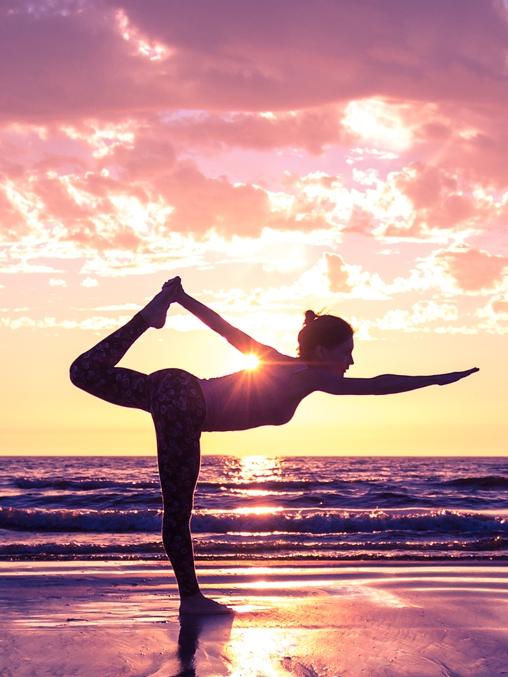 Standing yoga poses boost balance. Picture: Supplied