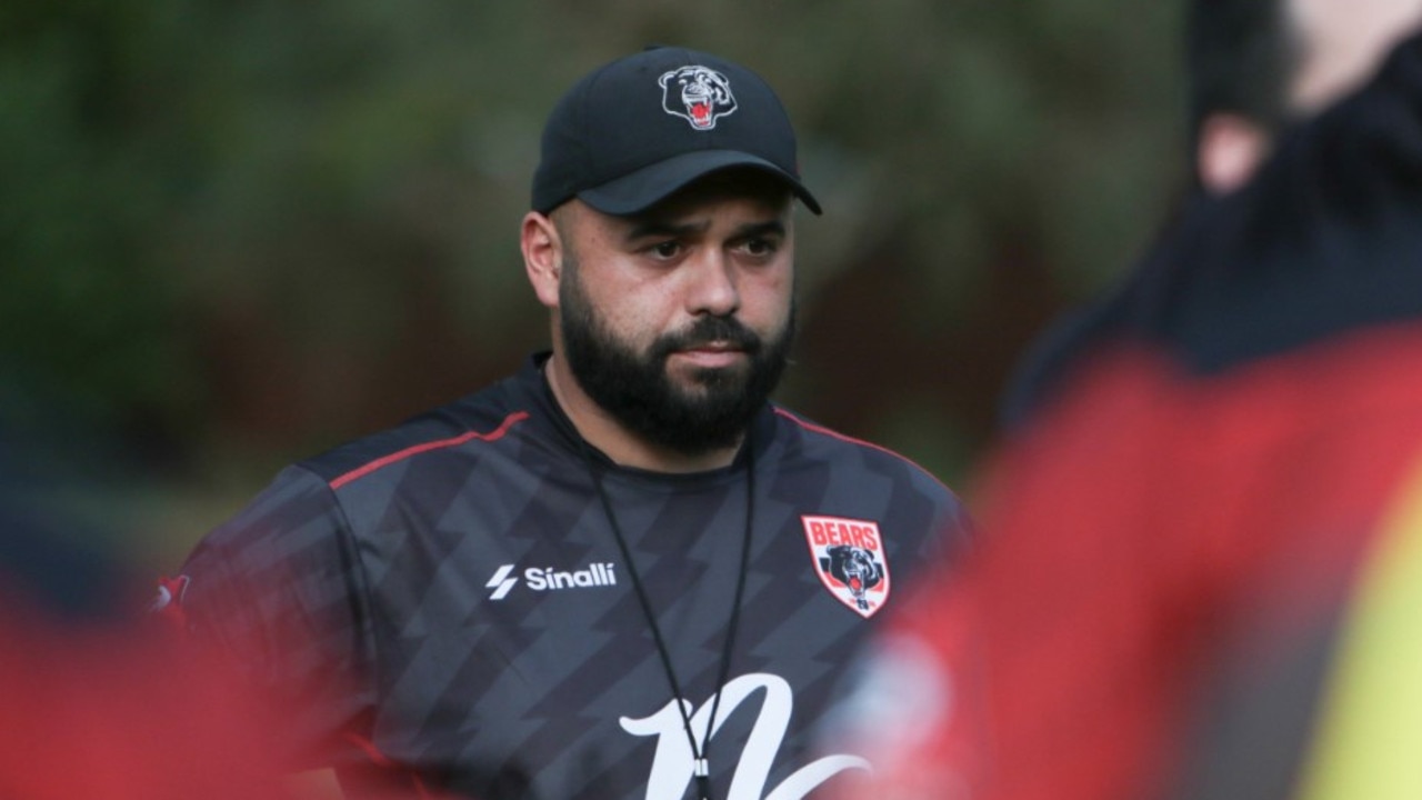 North Sydney Bears assistant coach Andy Alashooty. Picture: North Sydney Bears