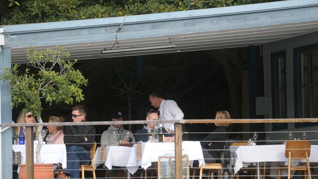 Diners unaware they will soon be joined for lunch by the near-Royals.