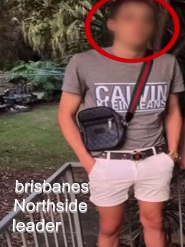 The supposed leader of Swish Gang, a group associated with Brisbane’s northside. Picture: Supplied