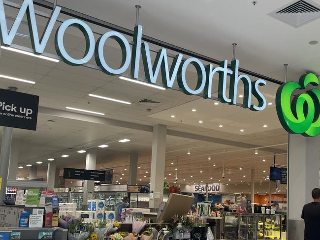 Woolworths supermarket at Greystanes Shopping Centre. Generic Greystanes photos.