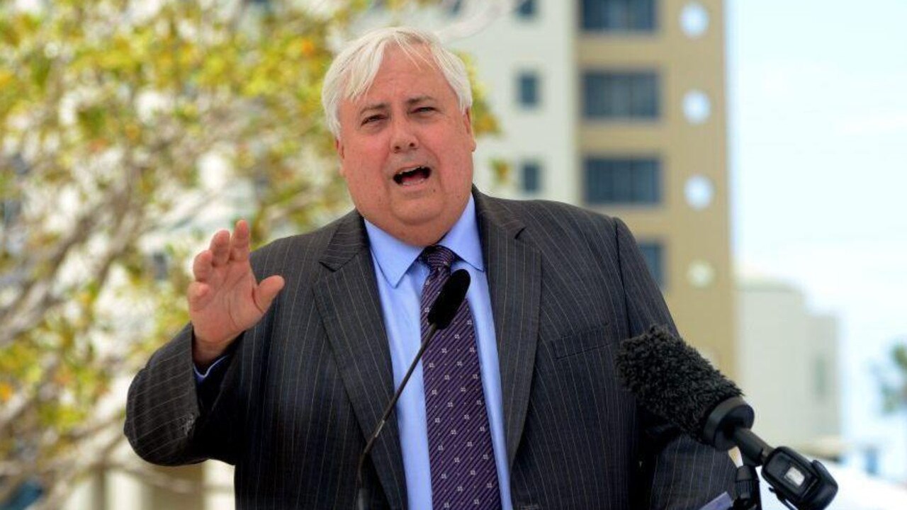 Clive Palmer. Picture: supplied.