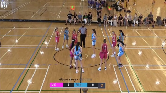 Replay: Qld Basketball CBSQ Junior competition QF Bronze match - All Hallows’ School v Moreton Bay College (Girls Div 1)