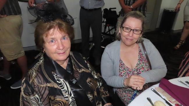 Joy and Gina at the Hervey Bay RSL Melbourne Cup luncheon.