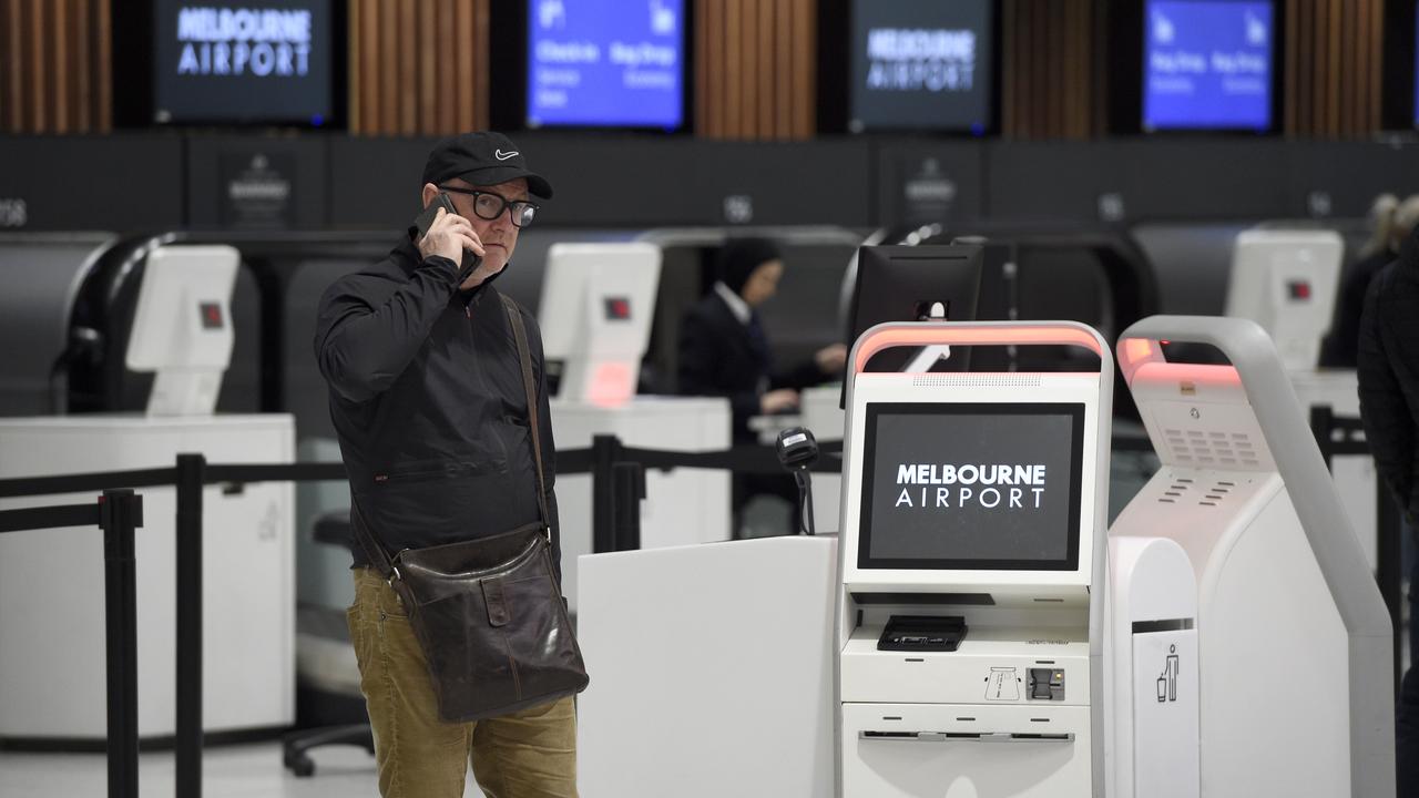 The outage caused headaches at airports. Picture: NewsWire / Andrew Henshaw