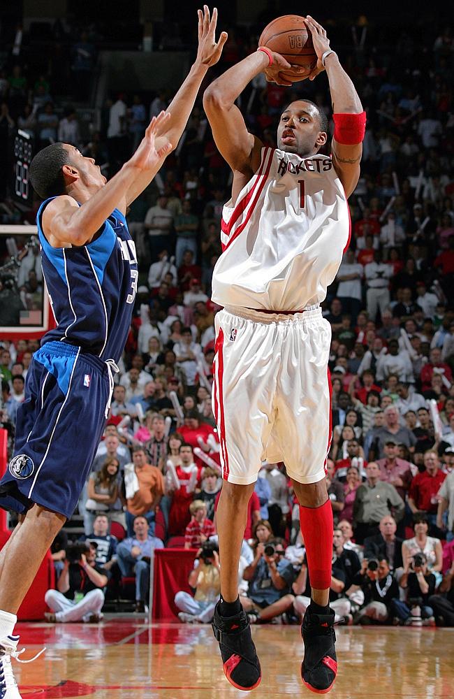 NBA star Tracy McGrady in studio