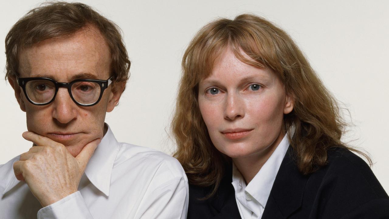 Allen with Mia Farrow in 1985. Picture: Getty