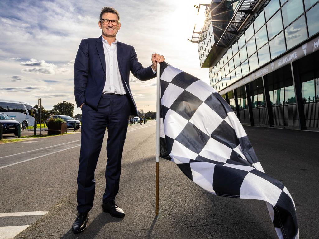 After 25 years in the AFL industry, Travis Auld make his F1 debut as Grand Prix CEO. Picture: Jason Edwards