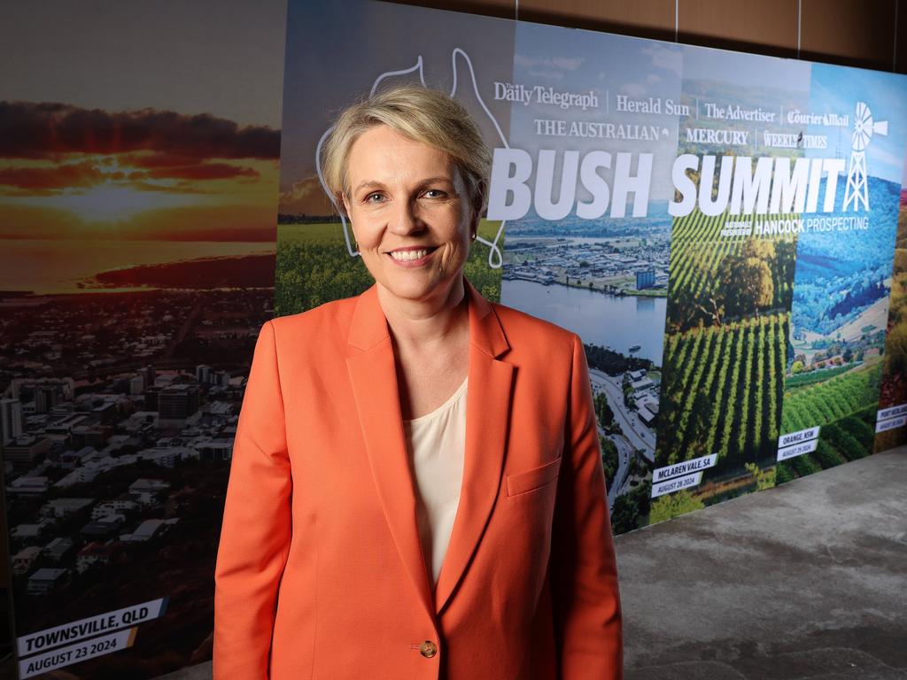 Environment Minister Tanya Plibersek is now under pressure to front to The Daily Telegraph’s Bush Summit in Orange on Thursday. Picture: Liam Kidston