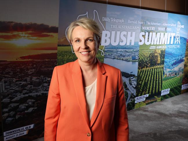 Environment Minister Tanya Plibersek is now under pressure to front to The Daily Telegraph’s Bush Summit in Orange on Thursday. Picture: Liam Kidston