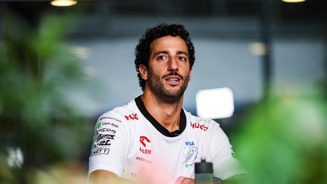 Daniel Ricciardo last lined up on the grid at the 2024 Singapore GP, before being unceremoniously dropped from the team in favour of youngster Liam Lawson. (Photo by Gongora/NurPhoto via Getty Images)