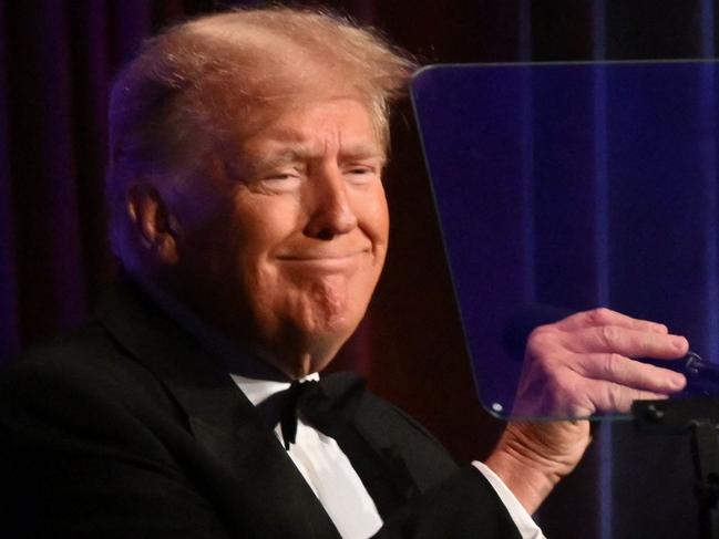 Former US President and presidential hopeful Donald Trump speaks at the New York Young Republican Club's 111th annual gala in New York on December 9, 2023. (Photo by ANGELA WEISS / AFP)