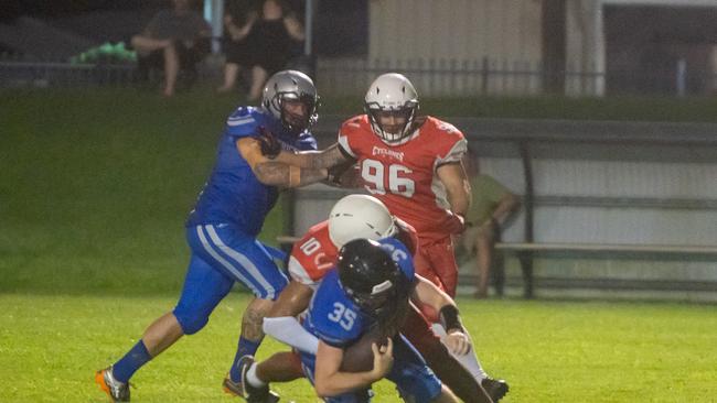 Mackay Gridiron vs Townsville Cyclones at West Tiger Park Walkerston. Saturday 20 January 2024 Picture:Michaela Harlow