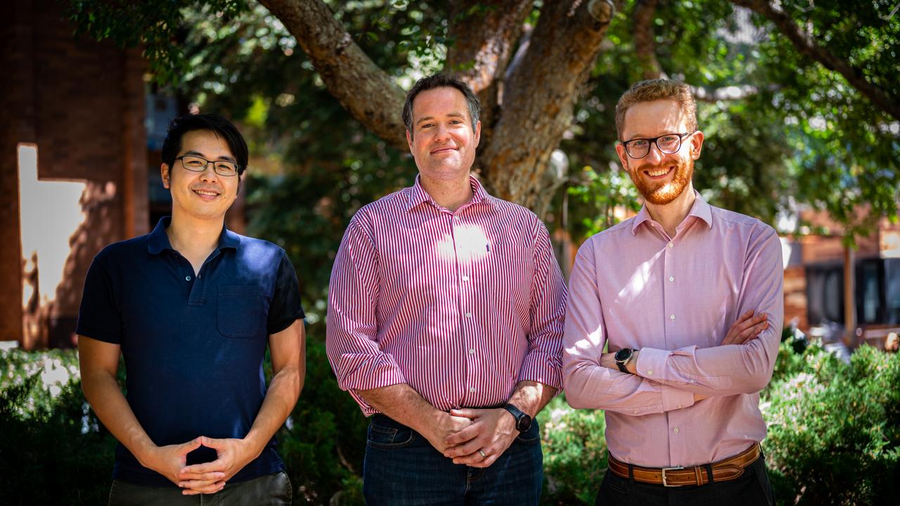 Quantum Brilliance co-founders Dr Andrew Horsley, Dr Marcus Doherty and Mark Luo.