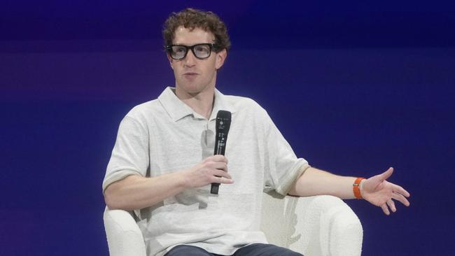 Meta founder and chief executive Mark Zuckerberg. The tech giant has been accused of engaging in harmful practices towards children. Picture: AP