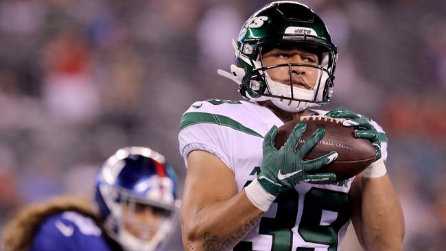 Valentine Holmes has played his final pre-season game for the NY Jets. Picture: Getty