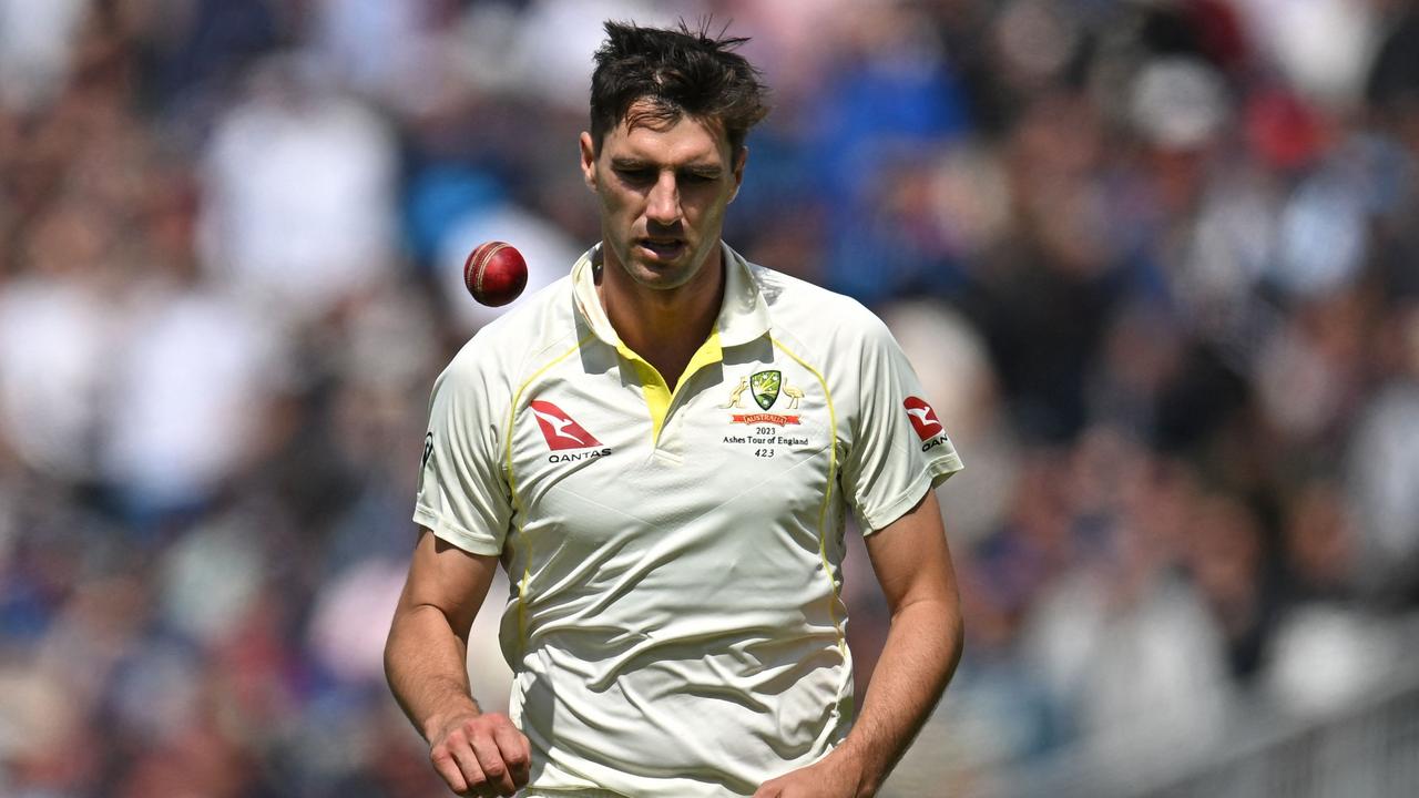 Mark Waugh is concerned about Cummins’ overall game if he remains Test skipper. Picture: AFP