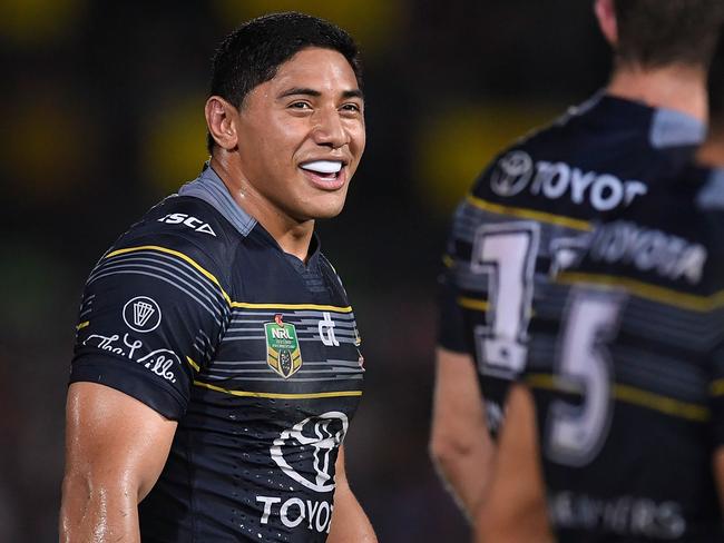 Jason Taumalolo scored two tries for the Cowboys.