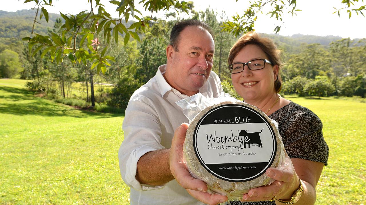 Graeme and Karen Paynter produce cheeses from their Woombye property. Picture: Warren Lynam