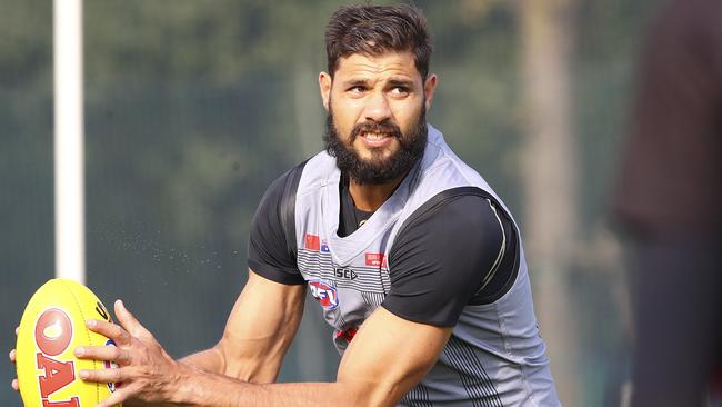 Paddy Ryder will carry the Power ruck duties. Picture: Sarah Reed