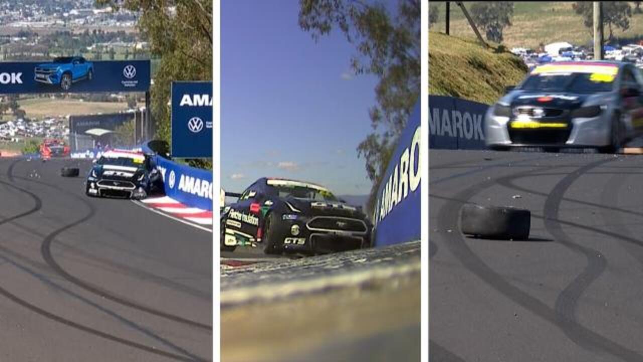 Kelly's huge crash in Bathurst practice