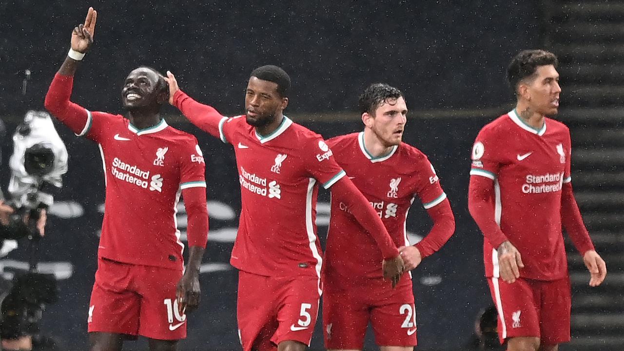 Sadio Mane set up two and scored another to seal the win. (Photo by Shaun Botterill / POOL / AFP)