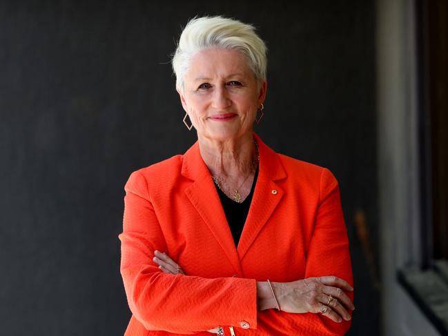 Kerryn Phelps at the National Press Club in Canberra. Picture Kym Smith