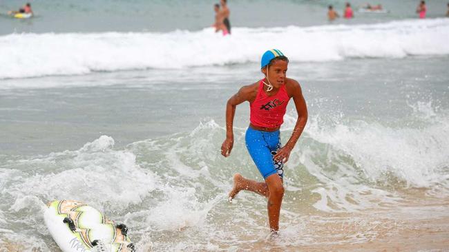 ASPIRING IRONMAN: Lennox Head Surf Club's Maalik Moston, 13, was one of four from the Far North Coast to attend an elite junior program in Sydney in the school holidays. Picture: Supplied