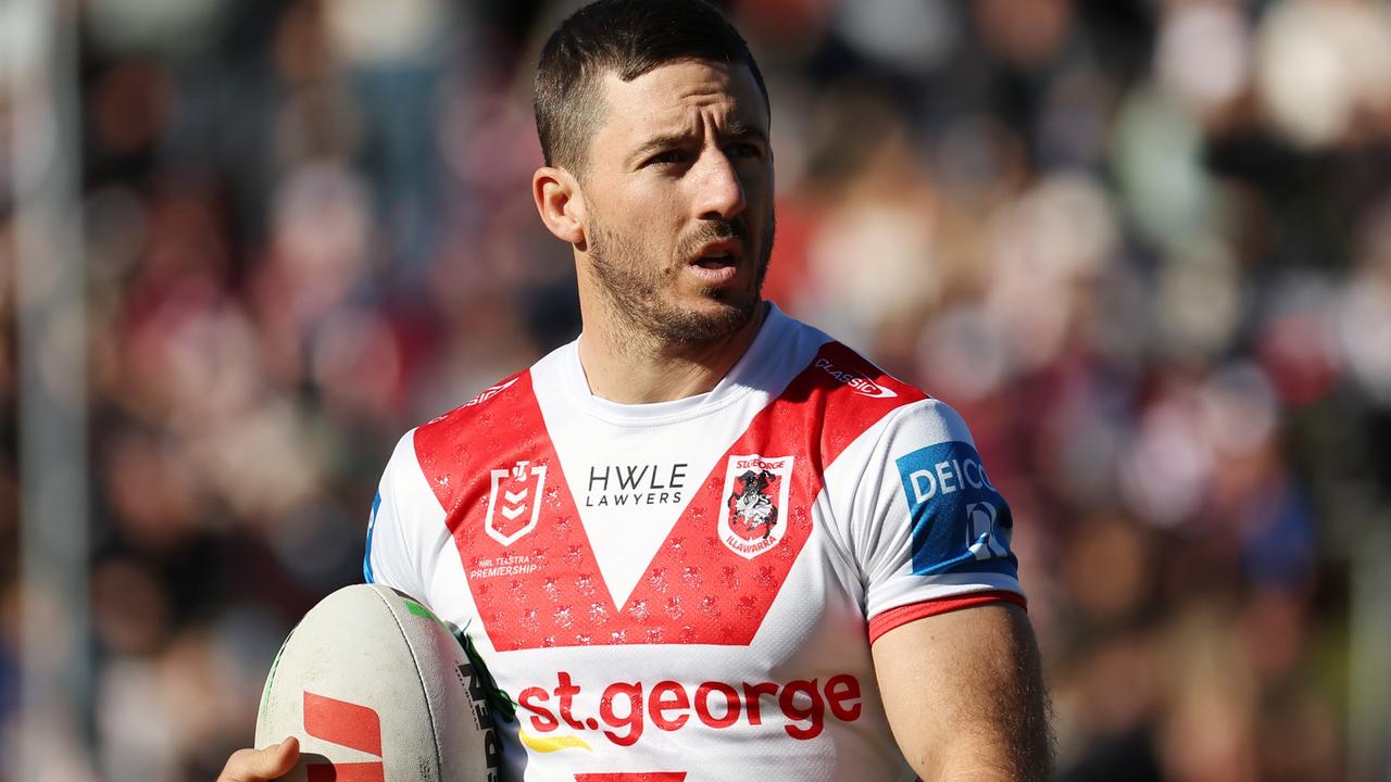 Ben Hunt is edging closer to extending his stay with the Dragons. Picture: Jeremy Ng/Getty Images