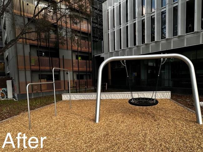 Cambridge St Reserve playground after the update.