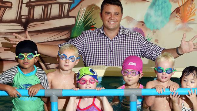 JUMP Swim Schools founder and managing director Ian Campbell at the Bundall facility before he was hauled before the Federal Court. Pic by Richard Gosling