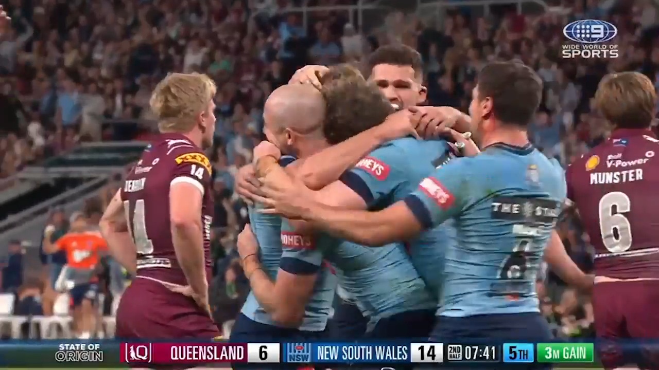 Sheer will sees NSW get over for game-sealing try