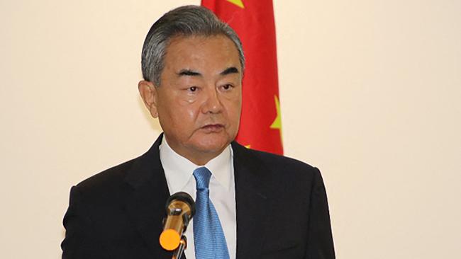 Chinese State Counsellor Wang Yi suggested a South Pacific security and trade pact. Picture: AFP.