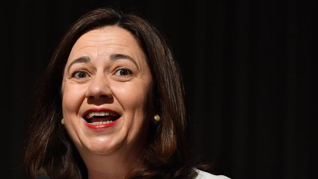 Queensland Premier Annastacia Palaszczuk’s support dropped in the new poll for The Sunday Mail. Picture: AAP/Darren England