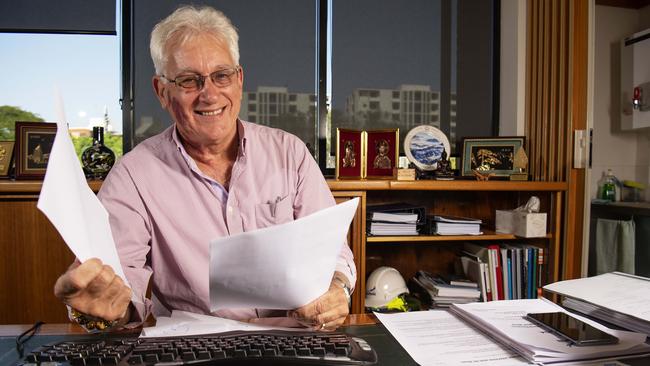 Darwin council, led by Kon Vatskalis, pictured, has been asked to waive three months worth of rates by the NT Government, followed by three months of deferred rates, to help relieve residents and local businesses during the coronavirus crisis. Picture: Keri Megelus