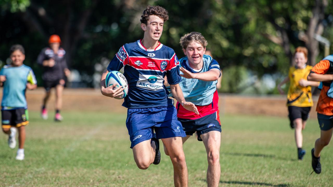 Australian 7s men's team train in Darwin ahead of the 2024 Paris Olympics. Picture: Pema Tamang Pakhrin