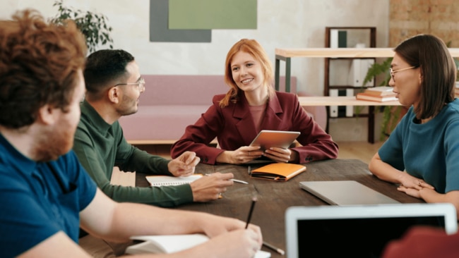 We’re twice as likely as our male counterparts to adjust how we speak or act in the hopes of being more liked. Image: Pexels