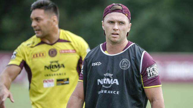 Jake Turpin (right) impressed at the team’s final session. Picture: AAP