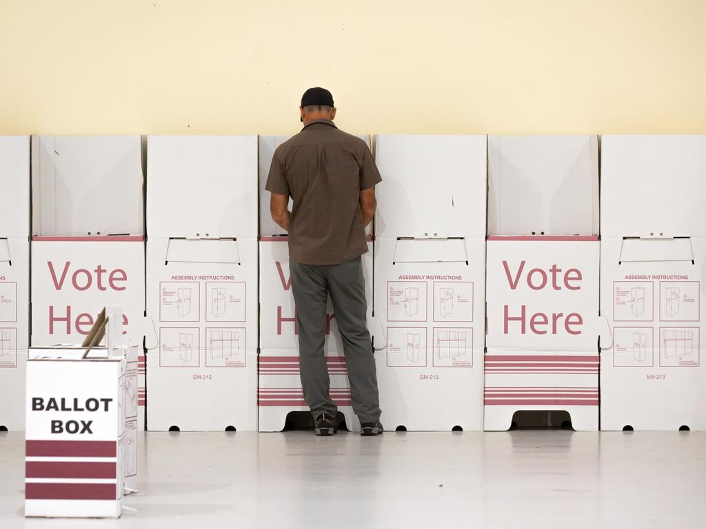 It is compulsory for every Australian citizen aged 18 and over to vote. Picture: Ian Waldie/Bloomberg via Getty Images