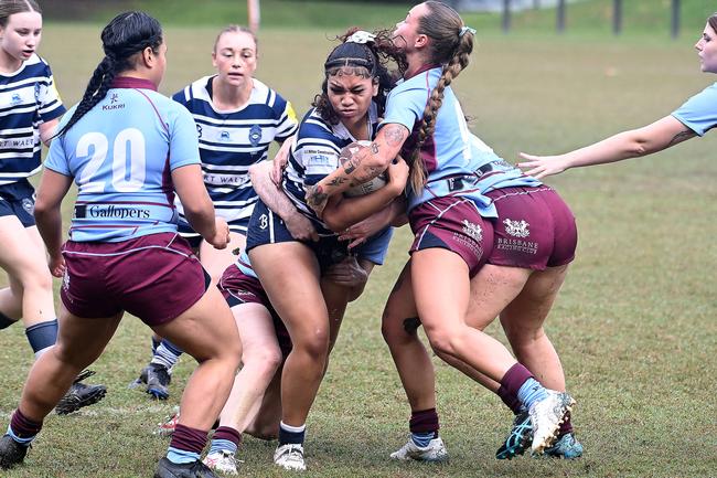 Premier women club rugby between Brothers and Norths Saturday May 25, 2024. Picture, John Gass