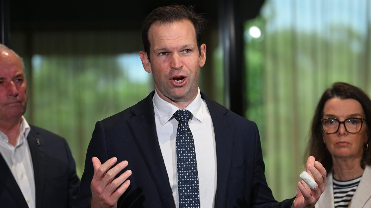 Nationals senator Matt Canavan has called for Australia to pull out of the Paris agreement. Picture: Dan Peled / NCA NewsWire