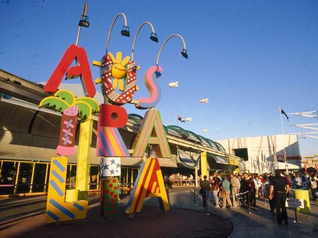 The Australian pavilion at the expo.