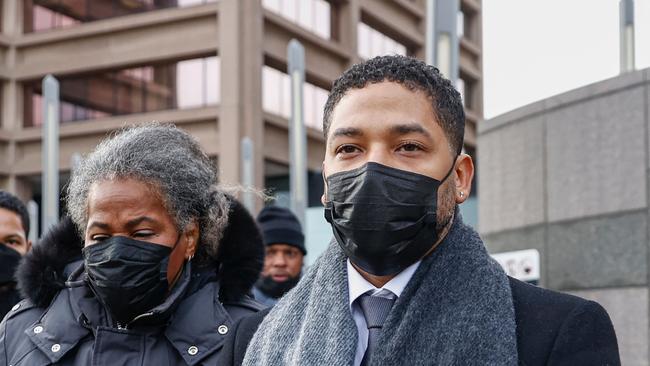 Jussie Smollett testifies at his court case. Picture: Kamil Krzaczynski/AFP.