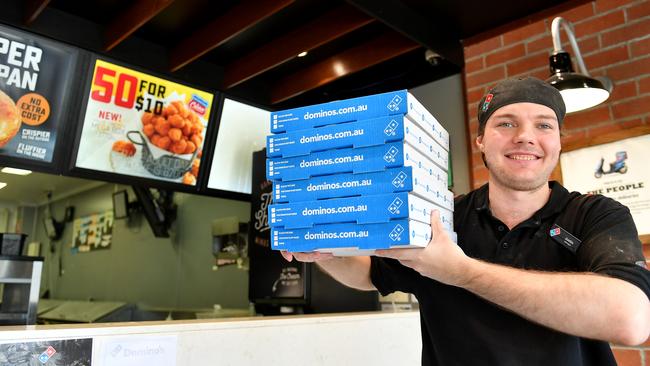 Domino's Pizza South Mackay manager Justin Clarke. Picture: Tony Martin